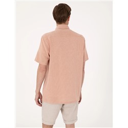 Mercan Comfort Fit Kısa Kollu Gömlek