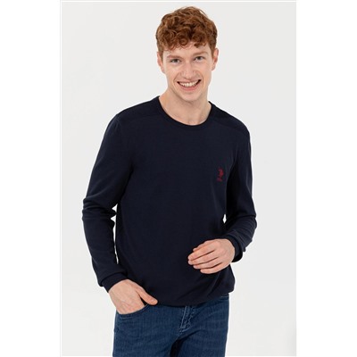 Erkek Lacivert Basic Kazak