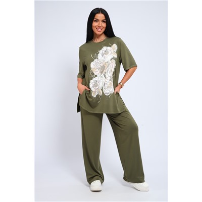 Костюм женский футболка брюки из вискозы 397