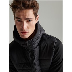 Jacke aus materialmix