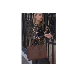 Bolso de piel Pure Marrón