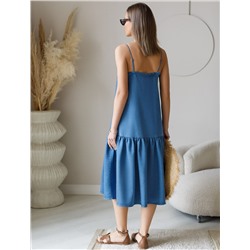 Сарафан из лиоцелла под деним