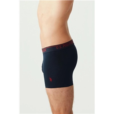 U.S. Polo Assn. U.S. Polo Assn. Erkek 3'lü Set Çok Renkli Pamuklu Boxer - Antrasit - SELKR80M09E7-WANT