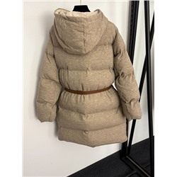 Утепленная хлопковая куртка средней длины с капюшоном   Lor*o Pian*a