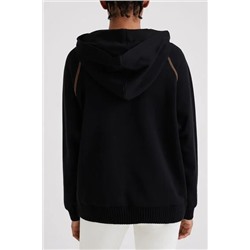 Sudadera bordados tul