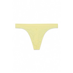 Tanga Seamless amarilla floral