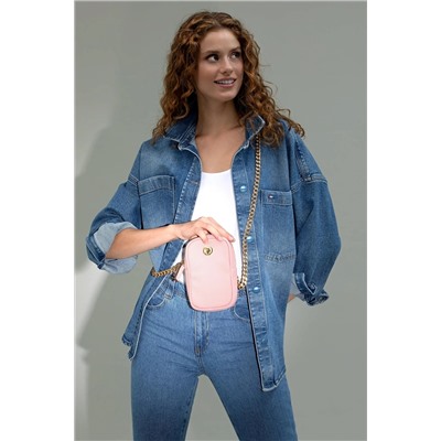 Kadın Koyu Pudra Telefon Çantası