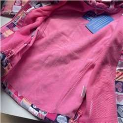 Детская куртка для девочек из софтшелла с ветро- и водозащитными свойствами