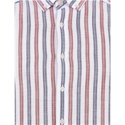 Turuncu Slim Fit Uzun Kollu Gömlek