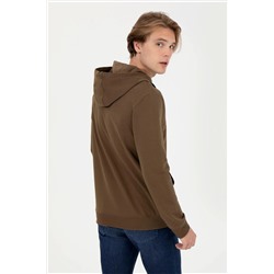 Erkek Coconut Kapüşonlu Basic Sweatshirt