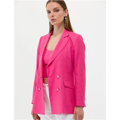 Pembe Kruvaze Ceket