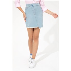 Kadın Mavi Jean Etek