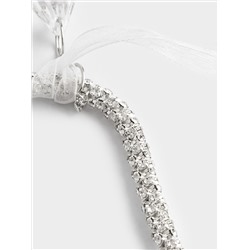 Игрушка елочная, 12 см, пластик/металл, серебристая, Елка, Event