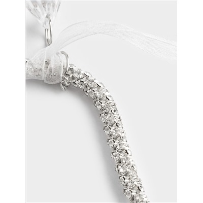 Игрушка елочная, 12 см, пластик/металл, серебристая, Елка, Event