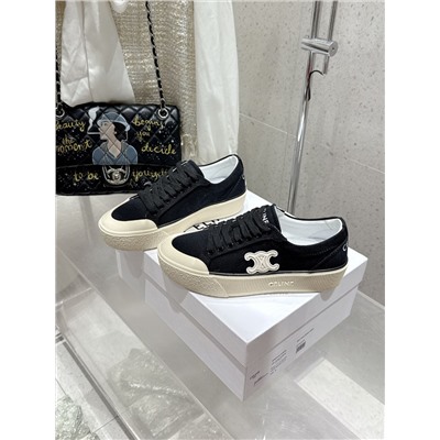 Женские повседневные кеды из парусины на высокой подошве (3 цвета) СЕЛИ*Н