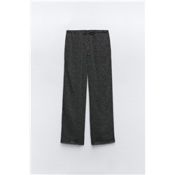 SEMI-SHEER POLKA DOT TROUSERS