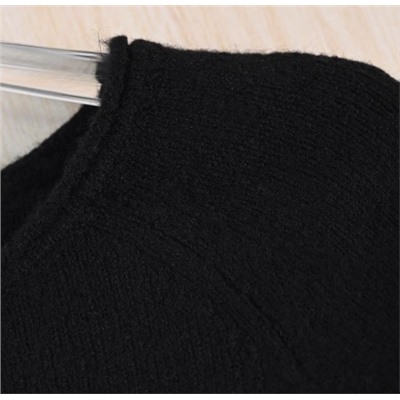 Свитер с круглым вырезом и рукавами реглан в стиле «Ниш». МАНГ*О