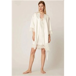 Ночная кружевная сорочка и халат ОЙШ*О