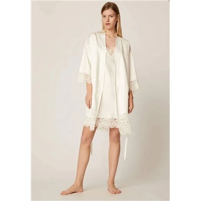Ночная кружевная сорочка и халат ОЙШ*О