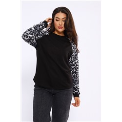 Женский свитшот леопард реглан 2025-2