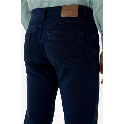 Erkek Lacivert Kanvas Pantolon