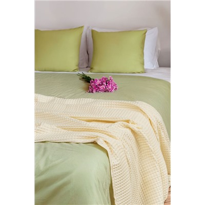 Плед вафельный 140х200 см Бохо