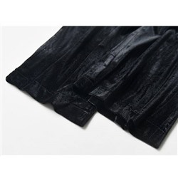 Zar*a ♥️  французский дизайн, эластичные бархатные брюки на шнурке со средней талией.. реплика  ✅Материал: бархатные ткани