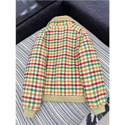 Яркая, плюшевая, теплая куртка МИУ МИ*У