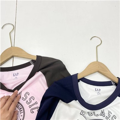 Хлопковый лонгслив   GA*P 🩶  Унисекс модель