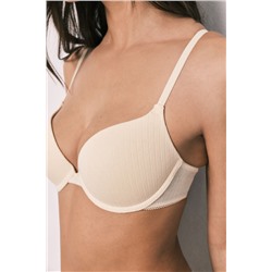 Sujetador push up algodón amarillo GORGEOUS