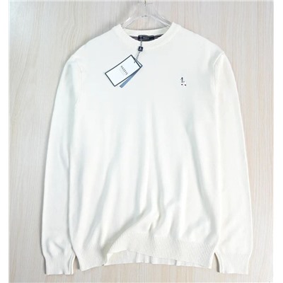 Мужской шерстяной кардиган с круглым вырезом и длинным рукавом ХЭЗЗ*И