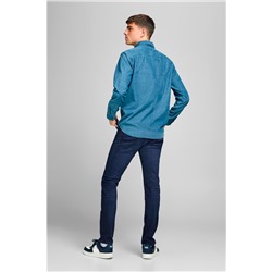 Vaquero slim fit de algodón orgánico Azul