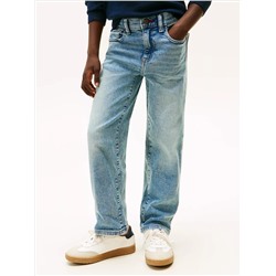 Kids' Light Wash Straight Denim Jean