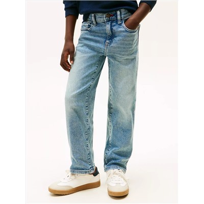 Kids' Light Wash Straight Denim Jean