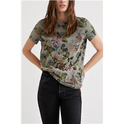 Camiseta tropical Mickey Mouse