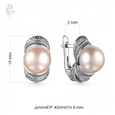 Серьги серебро 52884S1