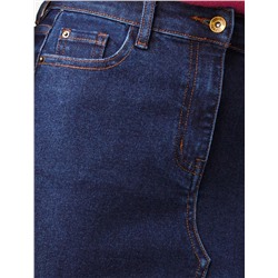 Джинсовая юбка из плотной эластичной джинсы 13OZ.