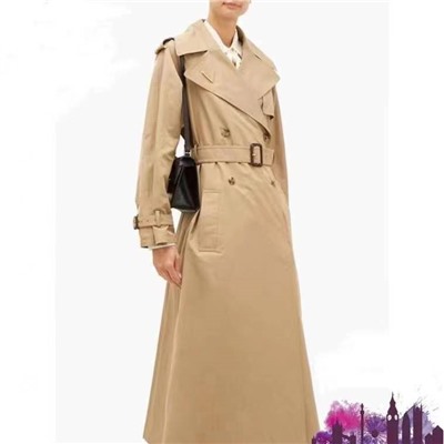 20215225 Valentin* новый ремень на талию, V-образная металлическая пряжка, украшенный лацканами, ветровка с длинными рукавами, разрез на пуговицах сзади, цвет хаки, черный, SML, [размер M; обхват груди 104, длина рукава 67, общая длина 110]