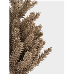 Ель искусственная, 30 см, полиэтилен, шампань, New year