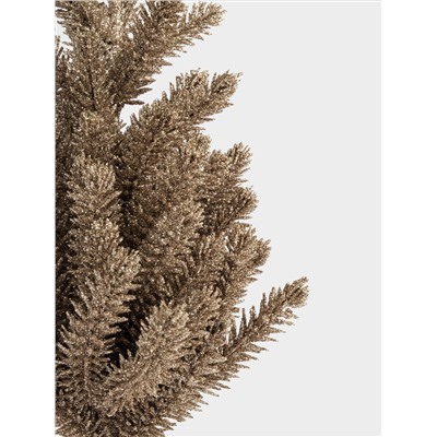 Ель искусственная, 30 см, полиэтилен, шампань, New year