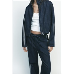 PANTALÓN DENIM BANDA LATERAL