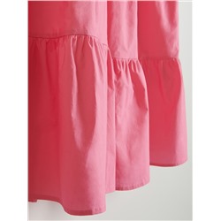 Baumwollkleid mit Rüschen