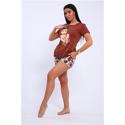 Пижама с шортами GIRL