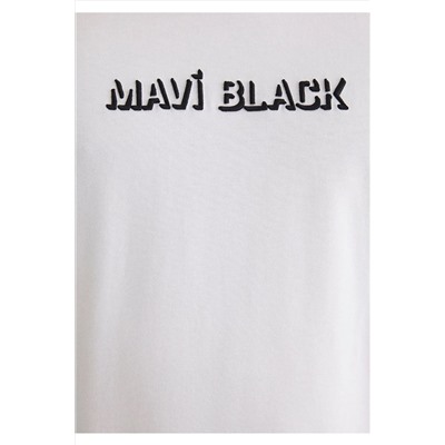 Mavi Black Baskılı Beyaz Tişört Regular Fit / Normal Kesim 0612527-620