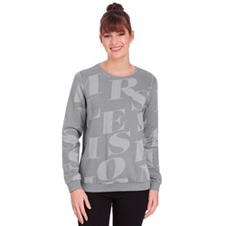 Damen Sweatshirt mit Buchstaben-Print