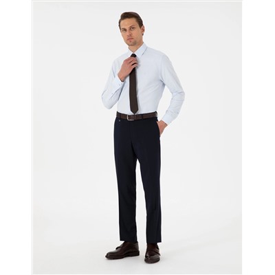 Lacivert Slim Fit Kumaş Pantolon