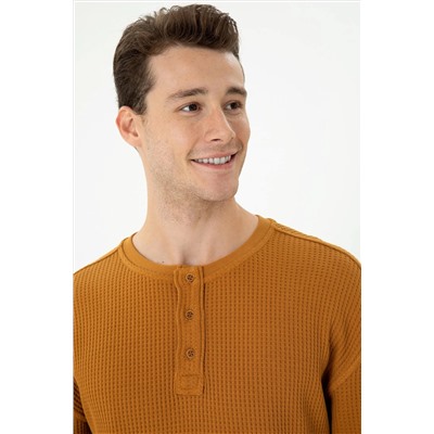 Erkek Coconut Bisiklet Yaka Comfort Sweatshirt