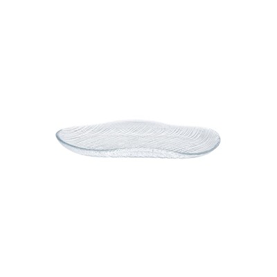 Hector Oval Servis Tabağı - Küçük Boy - Şeffaf