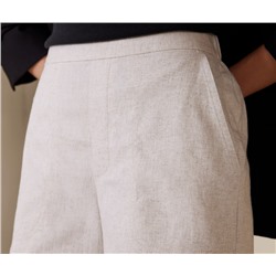Linen-Blend Easy Short