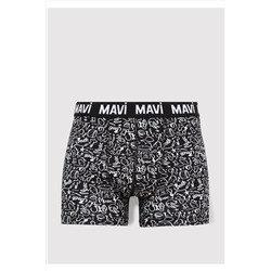 Mavi 3lü Baskılı Boxer 0911872-900